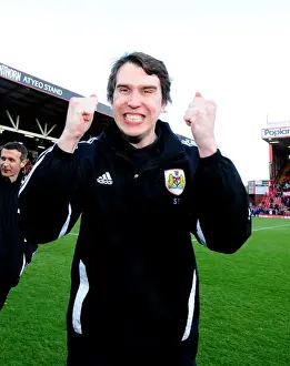 Bristol City V Barnsley Prints: Bristol City vs Barnsley Clash at Ashton Gate Stadium - April 21, 2012