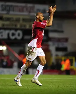 Bristol City V Barnsley Prints: Bristol City vs Barnsley: Danny Haynes in Action at Ashton Gate Stadium