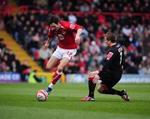 Images Dated 31st January 2009: Bristol City vs Barnsley: A Football Rivalry - Season 08-09