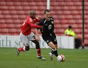 Framed Print : Bristol City vs. Barnsley: A Football Rivalry - Season 08-09