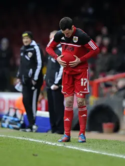 Bristol City V Barnsley Prints: Bristol City vs Barnsley: Greg Cunningham in Action during Npower Championship Match at Ashton Gate