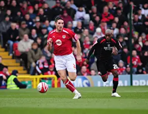 Framed Print : Bristol City vs Barnsley: The Intense Rivalry - Season 08-09