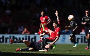 Bristol City vs Barnsley: Josh Brownhill vs Angus MacDonald - Intense Tackle Clash