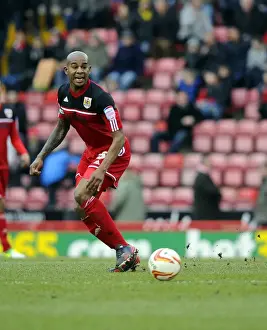 Bristol City V Barnsley Prints: Bristol City vs Barnsley: Marvin Elliott in Action during the Npower Championship Match at Ashton Gate