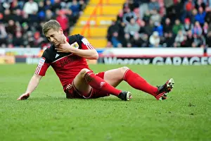 Bristol City vs Barnsley, Npower Championship: Steven Davies in Action
