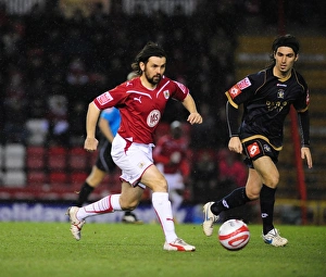 Bristol City vs Barnsley: Paul Hartley in Action, Championship Football Match, 23rd March 2010, Ashton Gate Stadium