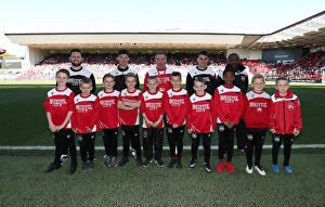 Framed Print : Bristol City vs Barnsley U8s Clash at Ashton Gate, Sky Bet Championship