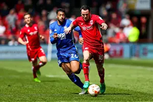 Bristol City V Birmingham City Prints: Bristol City vs Birmingham City: A Championship Showdown - Tomlin vs Davis