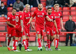 Bristol City V Blackburn Rovers Prints: Bristol City vs Blackburn Rovers: EFL Championship Showdown at Ashton Gate Stadium (10-22-2016)