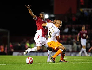Images Dated 29th September 2009: Bristol City vs Blackpool: Clash of the First Teams - Season 09-10