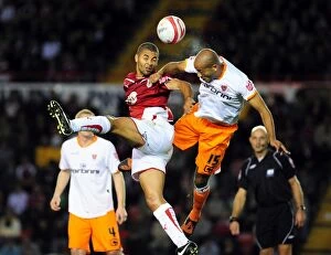 Images Dated 29th September 2009: Bristol City vs Blackpool: A Football Rivalry Unfolds - Season 09-10