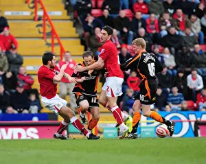 Bristol City V Blackpool Prints: Bristol City vs Blackpool: A Football Rivalry - Season 08-09