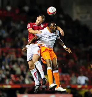 Framed Print : Bristol City vs Blackpool: A Football Rivalry - Season 09-10