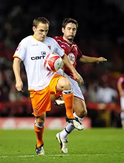 Framed Print : Bristol City vs Blackpool: A Football Rivalry - Season 09-10