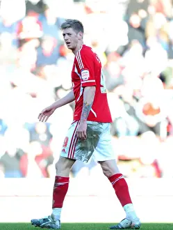 Bristol City V Blackpool Prints: Bristol City vs Blackpool: Jon Stead in Action at Ashton Gate Stadium, 2012