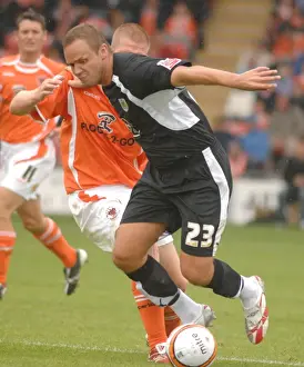 Blackpool V Bristol City Prints: Bristol City vs. Blackpool: Lee Trundle's Thrilling Showdown