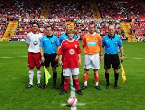 Images Dated 31st July 2010: Bristol City vs Blackpool: Pre-Season Friendly, 2010-11