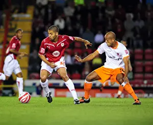 Bristol City V Blackpool Prints: Bristol City vs Blackpool: Season 09-10 Football Showdown