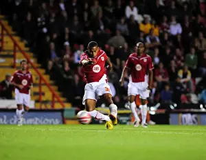 Bristol City V Blackpool Prints: Bristol City vs Blackpool: A Season 09-10 Football Showdown