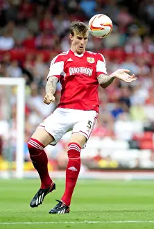 Bristol City V Bradford City Prints: Bristol City vs Bradford City: Aden Flint in Action at Ashton Gate, 2013