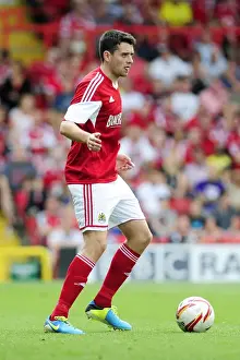 Bristol City V Bradford City Prints: Bristol City vs Bradford City: Brendon Moloney in Action at Ashton Gate, 2013