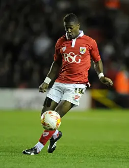 Bristol City V Bradford Prints: Bristol City vs Bradford City: Kieran Agard in Action at Ashton Gate, October 2014