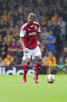Bristol City V Bradford City Prints: Bristol City vs Bradford City: Liam Fontaine Focuses at Ashton Gate