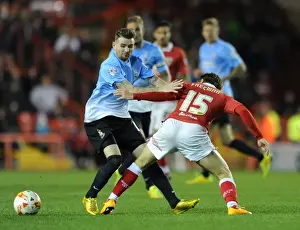 Bristol City V Bradford Prints: Bristol City vs Bradford City: Luke Freeman Closes In