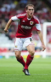 Bristol City V Bradford City Prints: Bristol City vs Bradford City: Neil Kilkenny in Action at Ashton Gate, 2013