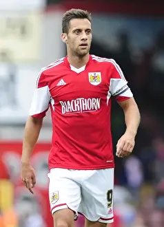 Bristol City vs Bradford City: Sam Baldock in Action at Ashton Gate, 2013