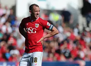 Bristol City V Brentford Prints: Bristol City vs Brentford: Aaron Wilbraham in Action at Ashton Gate, Sky Bet Championship