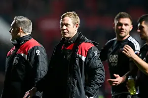 Bristol City vs Brentford: Dean Holden Focused at Ashton Gate Stadium, Sky Bet Championship (13/12/2016)