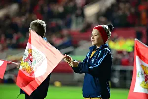 Bristol City vs Brentford: Flag-Bearing Supporters at Ashton Gate, December 13, 2016 (Sky Bet Championship)