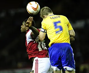 Bristol City V Brentford Prints: Bristol City vs Brentford: Intense Moment Between Jay Emmanuel-Thomas and Tony Craig