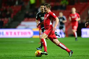 Bristol City vs Brentford: Joe Bryan in Action at Ashton Gate, Sky Bet Championship (December 13, 2016)