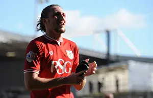 Bristol City V Brentford Prints: Bristol City vs Brentford: Luke Ayling in Action at Ashton Gate, Sky Bet Championship