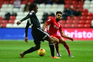 Bristol City V Brentford Prints: Bristol City vs Brentford: Scott Golbourne in Action at Ashton Gate