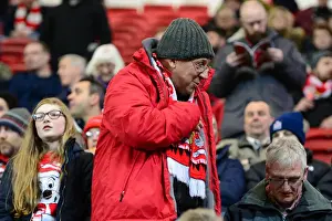 Bristol City V Brentford Prints: Bristol City vs. Brentford: Sky Bet Championship Battle at Ashton Gate - Fans in Full Force