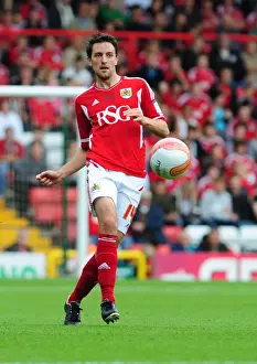 Bristol City V Brighton Prints: Bristol City vs Brighton: Cole Skuse in Championship Action at Ashton Gate Stadium (September 10)
