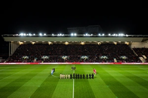 Bristol City V Brighton And Hove Albion Prints: Bristol City vs Brighton & Hove Albion: Remembrance Day Tribute - Minutes Silence for Fallen Soldiers (November 5)