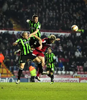 Bristol City vs Brighton & Hove Albion: Matthew Upson Soars Above Jon Stead