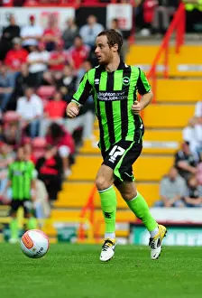 Bristol City V Brighton Prints: Bristol City vs Brighton: Ryan Harley in Championship Action at Ashton Gate Stadium (10-09-2011)