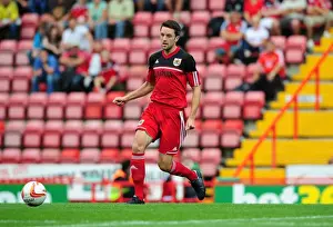 Bristol City vs. Bristol Rovers: Cole Skuse in Action at Louis Carey's Testimonial