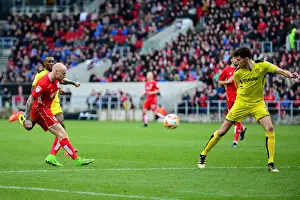 Bristol City vs Burton Albion: David Cotterill in Action at Ashton Gate, March 4, 2017 (Sky Bet Championship)