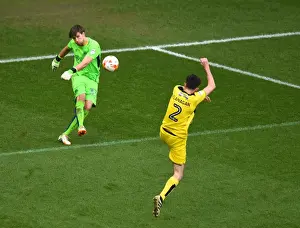 Bristol City vs Burton Albion: Fabian Giefer in Action at Ashton Gate