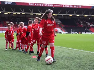 Bristol City vs Burton Albion Mascot Clash: Sky Bet Championship (04)