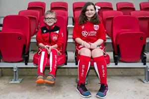 Bristol City vs Burton Albion: Mascots from Children's Hospice South West