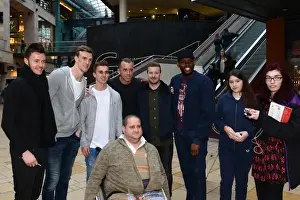 Meet And Greet Prints: Bristol City vs Cabot Circus: Johnstones Paint Trophy Clash at the Heart of the City