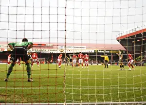 Bristol City vs Cardiff City: Adriano Basso in Action