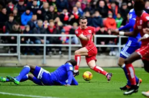 Bristol City vs. Cardiff City: Bamba Blocks Bryan's Shot